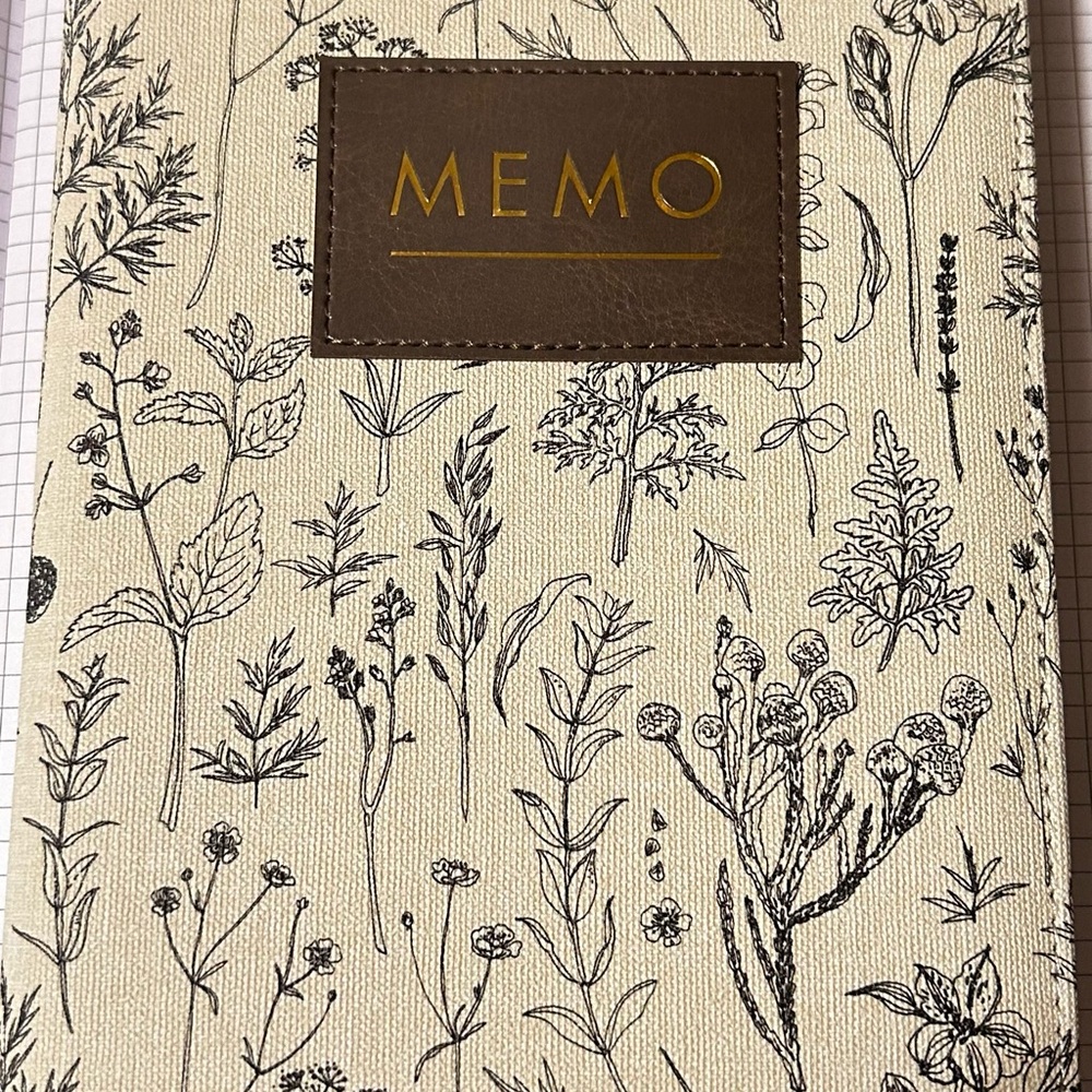 Aida + Jade Faux Linen Notebook